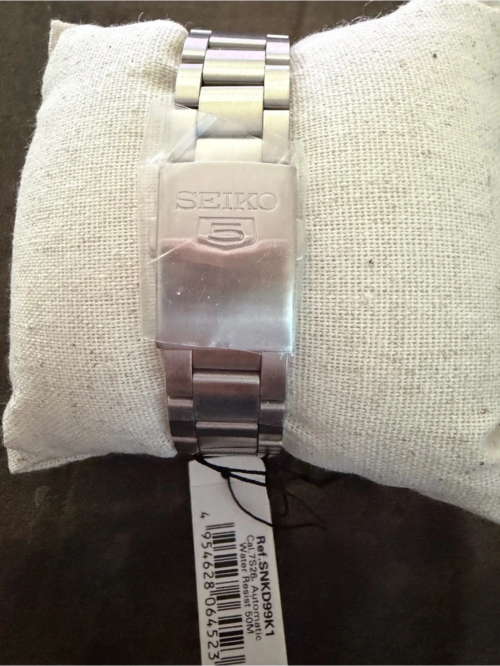 Wearable metal watch bracelet